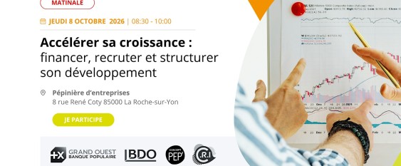 Espace création d'entreprise la roche sur yon agglomération - Matinale : Votre entreprise grandit : préparez la prochaine étape